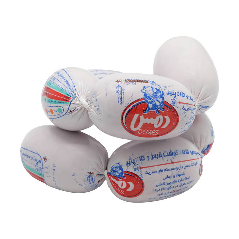 سوسیس ۵۵٪ گوشت قرمز و ۱۵٪  پنیر