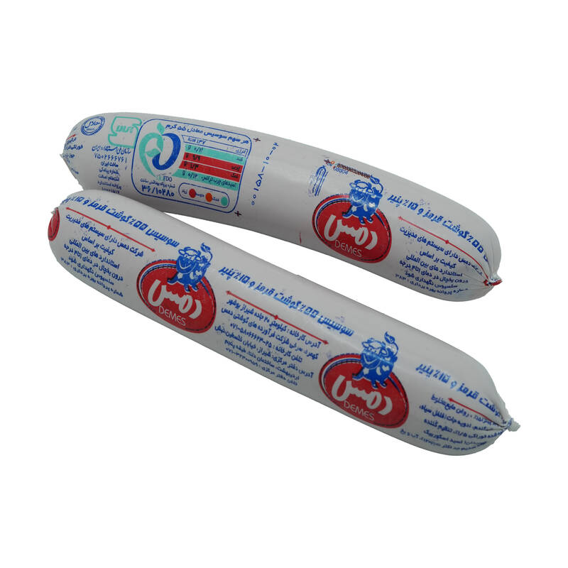 سوسیس ۵۵٪ گوشت قرمز و ۱۵٪  پنیر